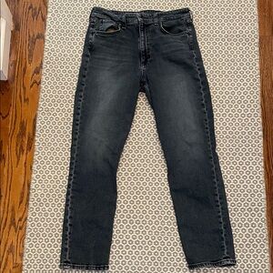 rag & bone Women's Nina High Rise Cigarette Blue Jeans